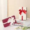 Rectangular butterfly companion hand gift box, simple lipstick and perfume gift packaging box, birthday present, top and bottom cover gift box Specification image